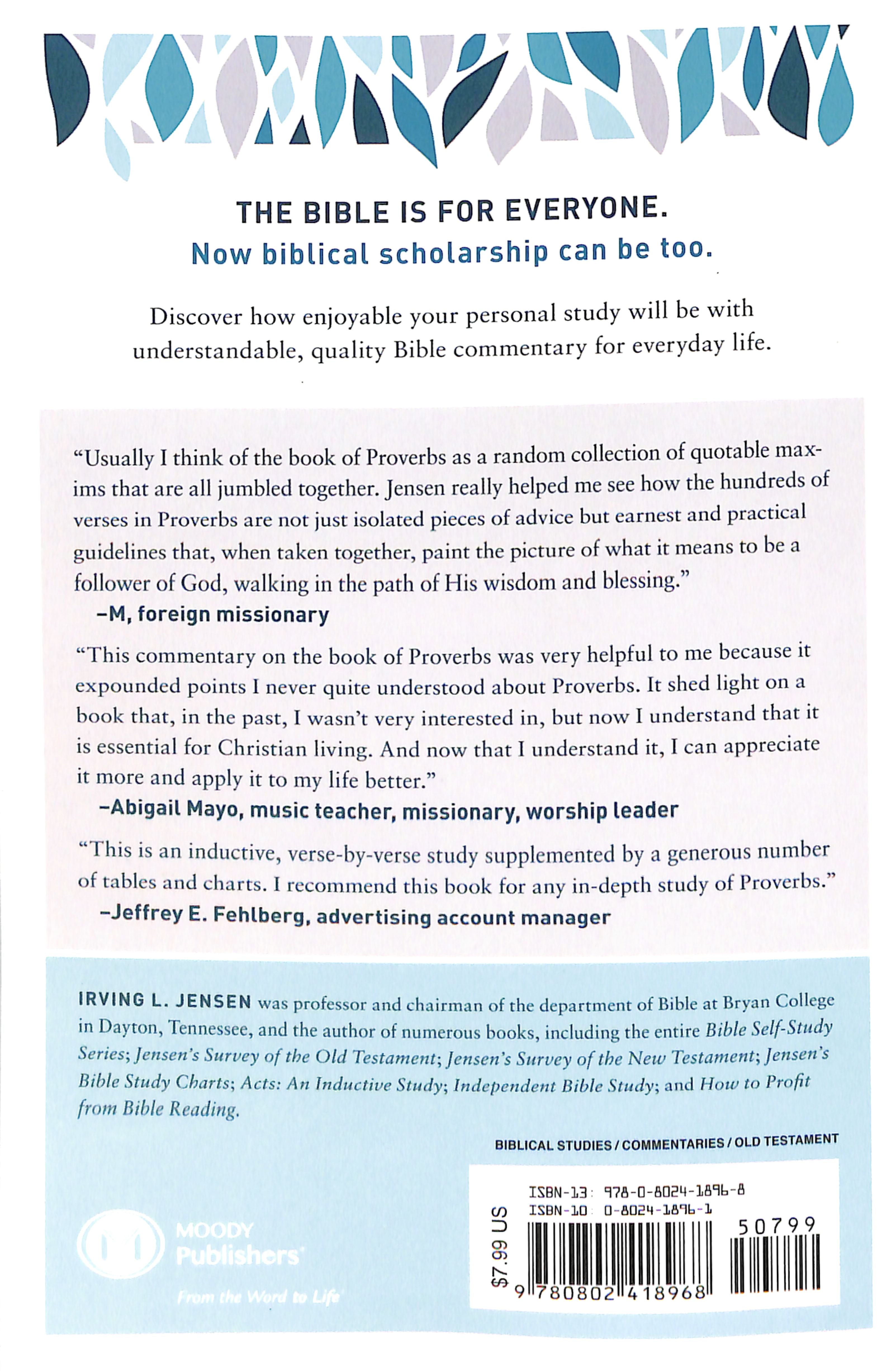 Proverbs (Everyday Bible Commentary Series)