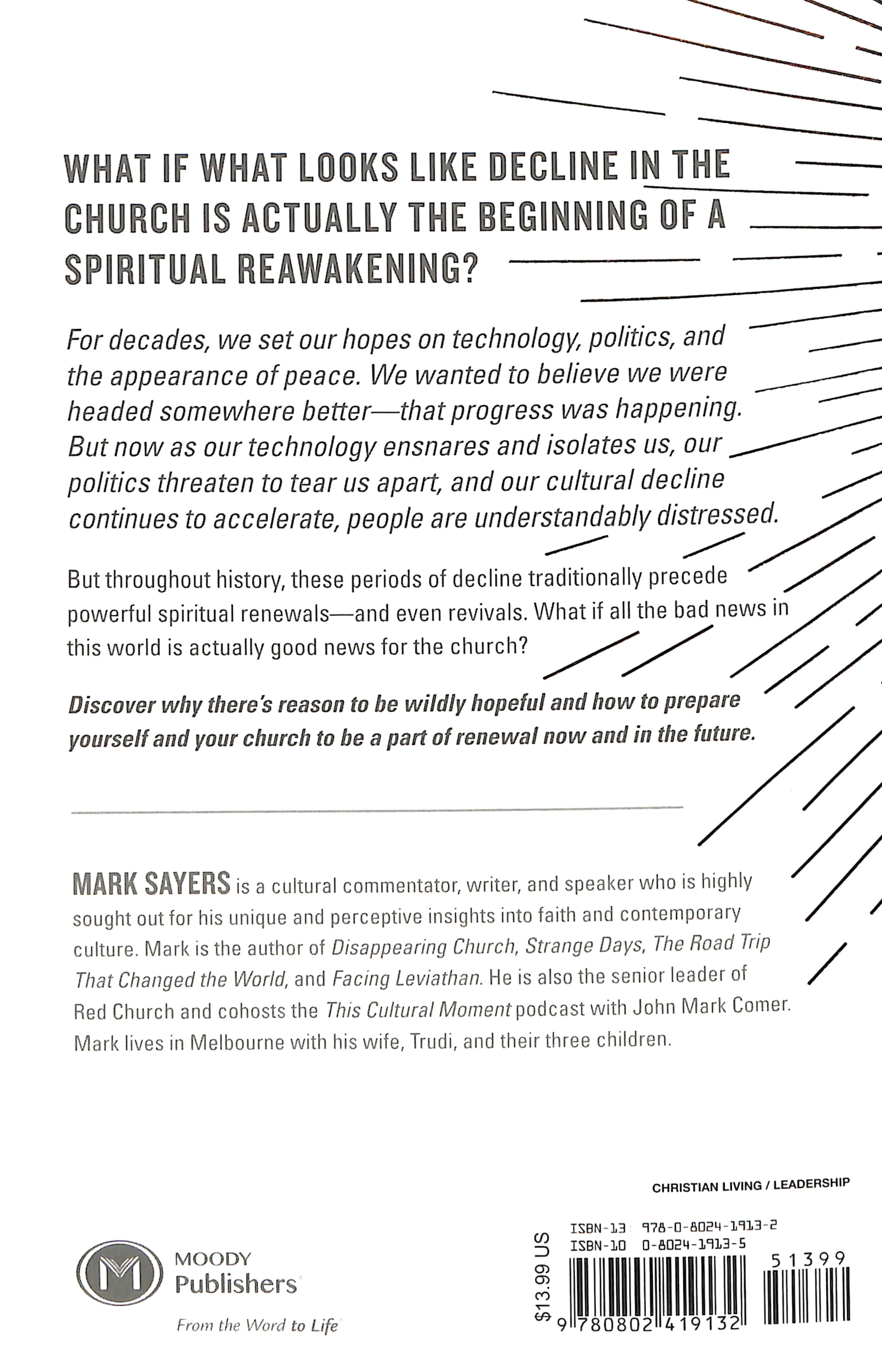 Reappearing Church: The Hope For Renewal in the Rise of Our Post-Christian Culture