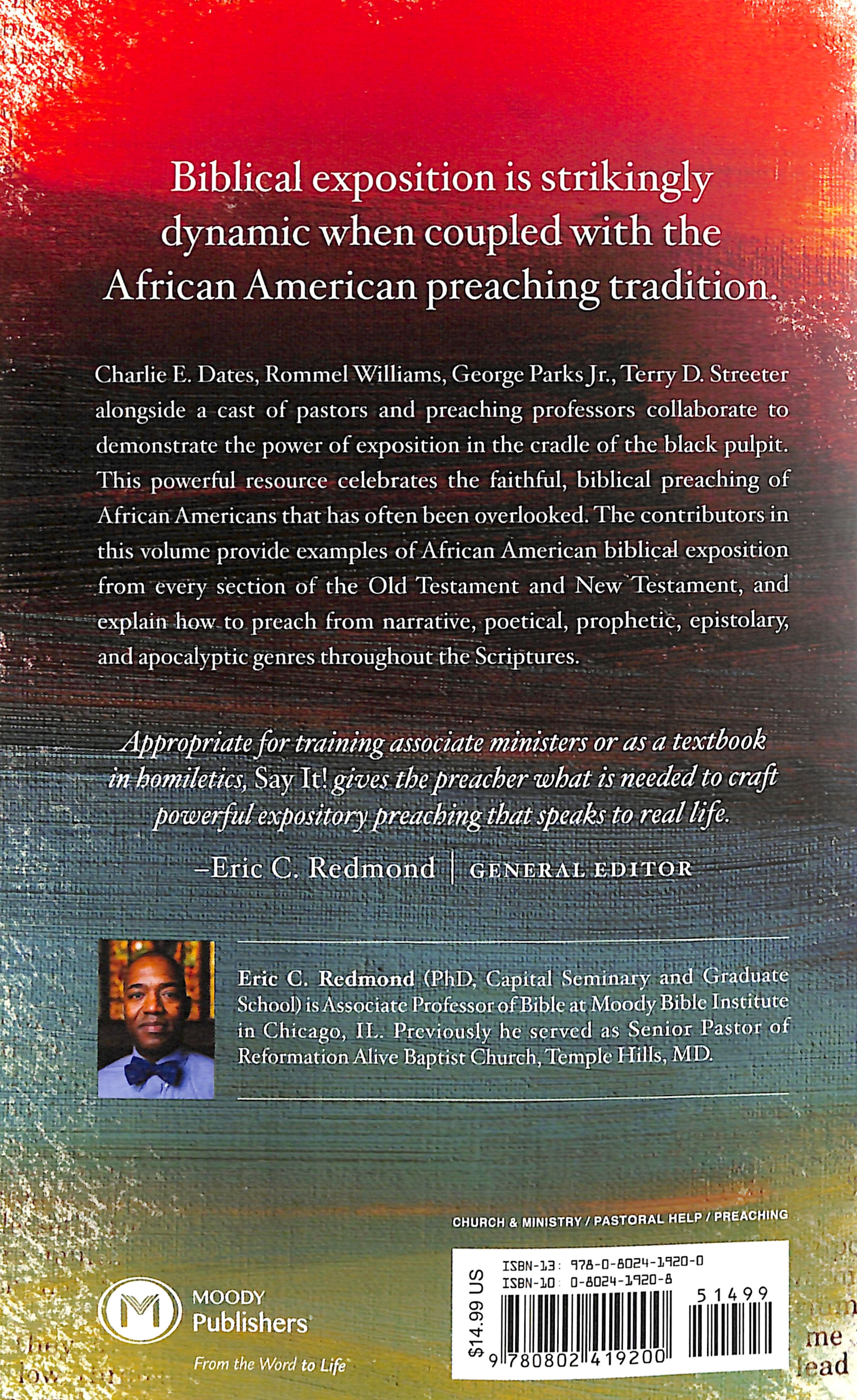 Say It!: Celebrating Expository Preaching in the African American Tradition