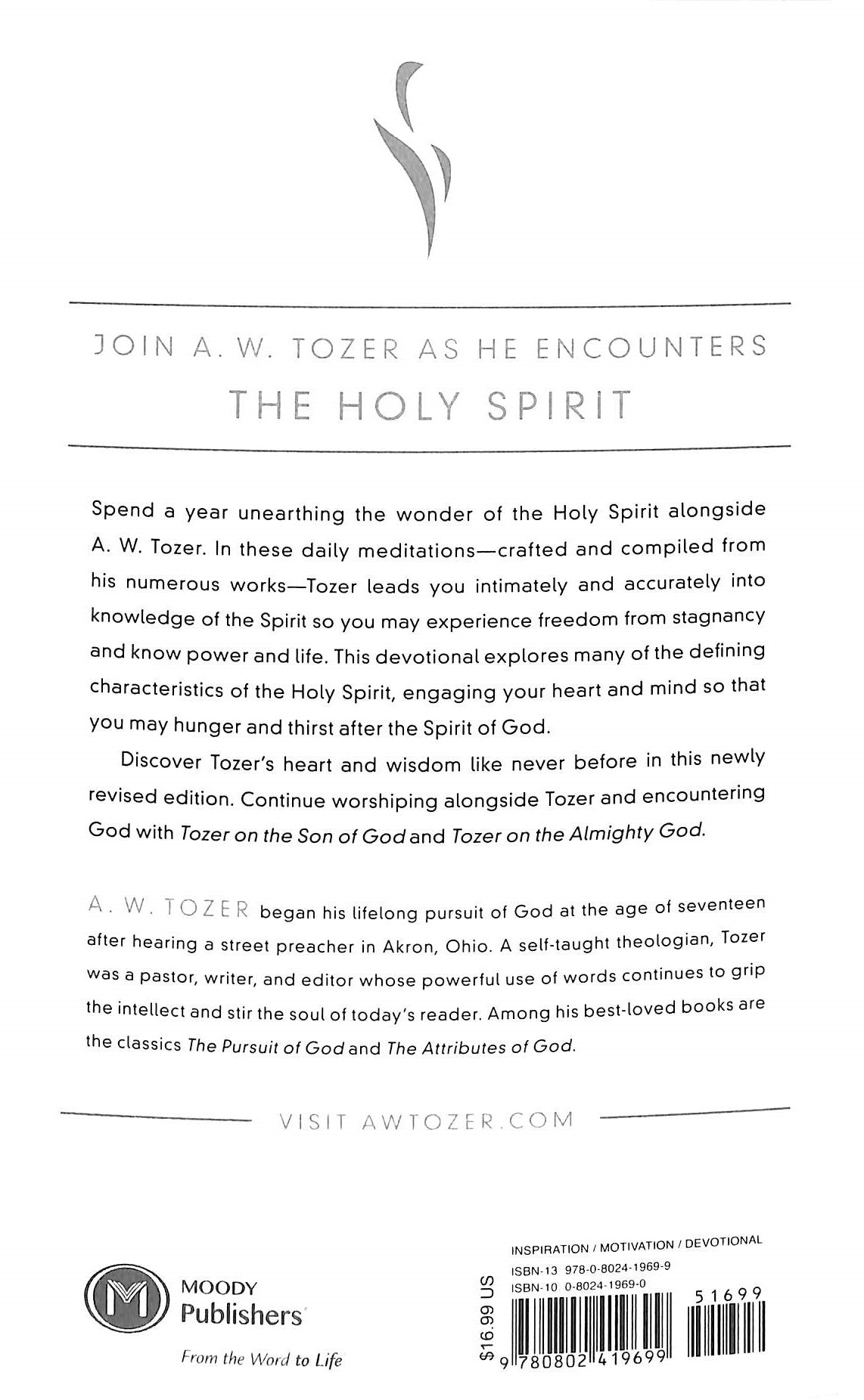 Tozer on the Holy Spirit: A 365-Day Devotional