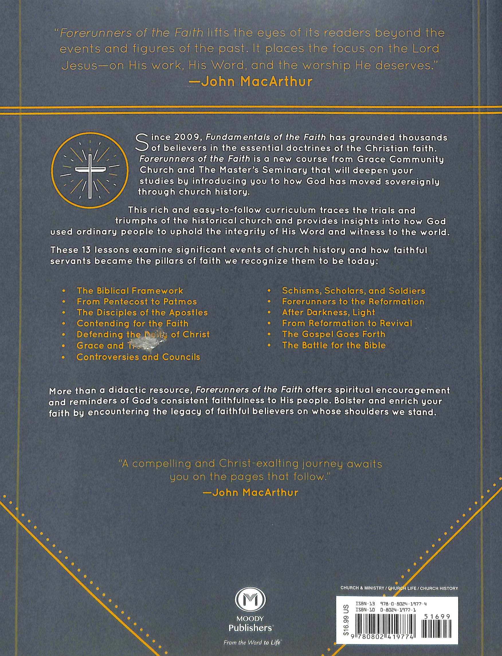 Forerunners of the Faith: 13 Lessons to Celebrate Our Christian Heritage (Teachers Guide)