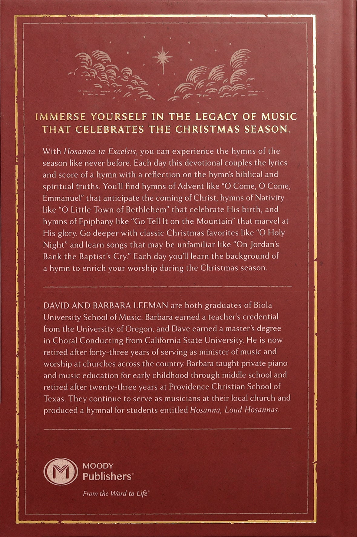 Hosanna in Excelsis: Hymns and Devotions For the Christmas Season