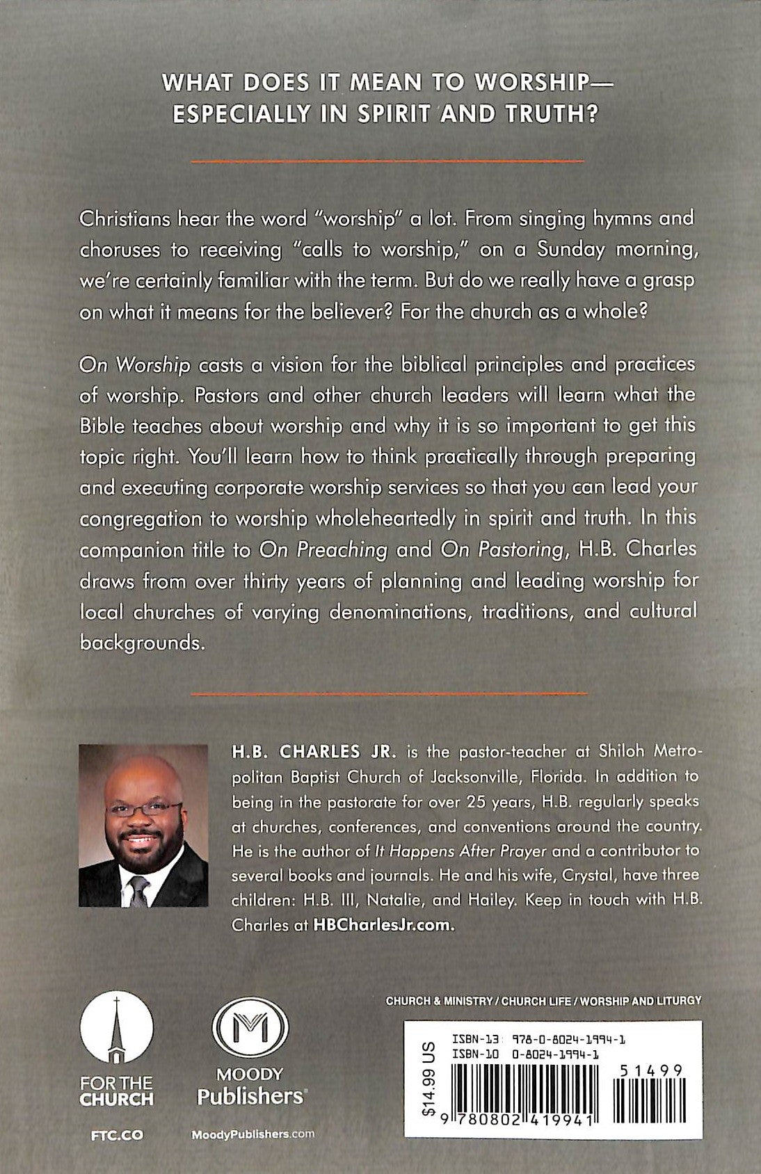 On Worship: A Short Guide to Understanding, Participating In, and Leading Corporate Worship