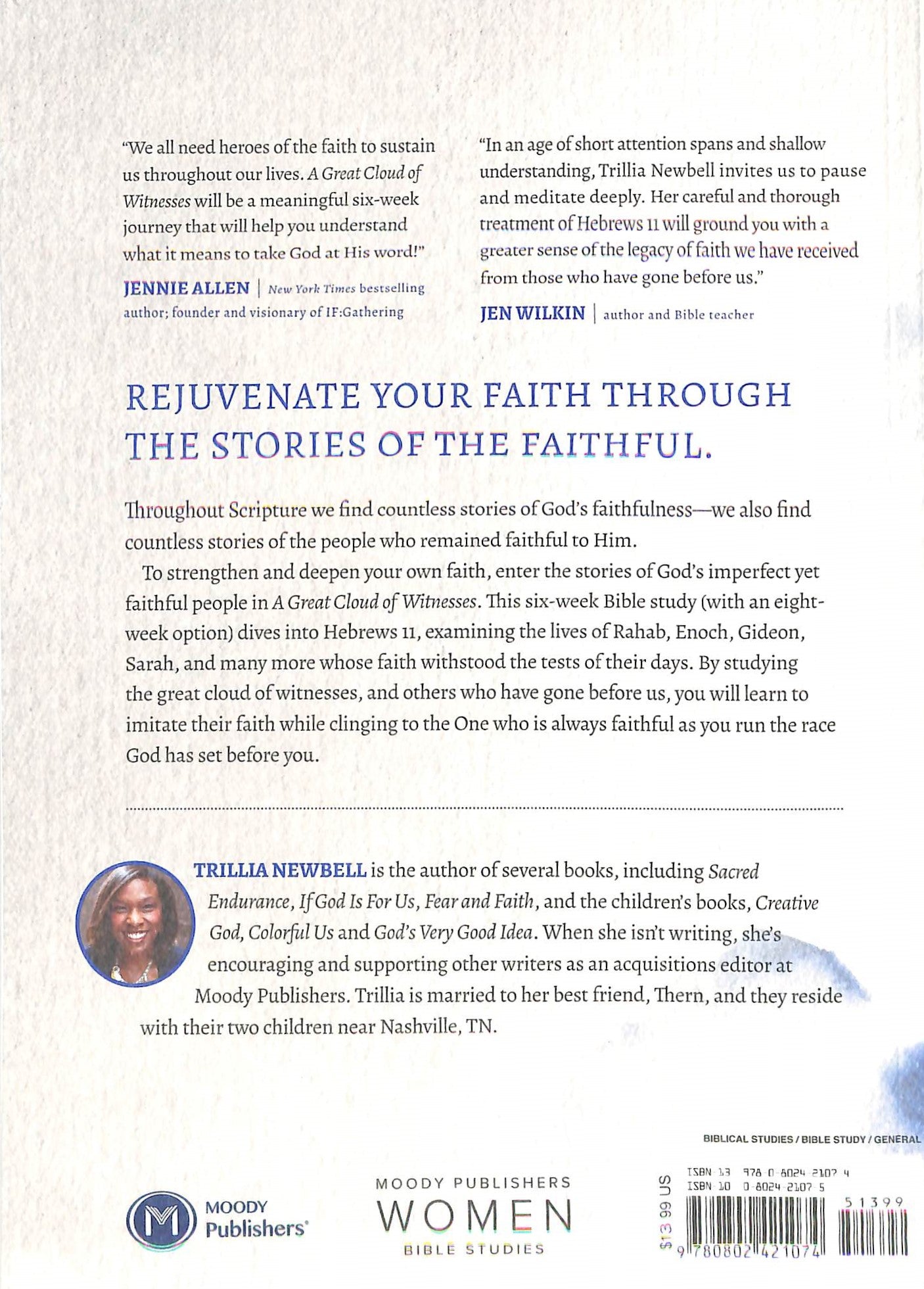 A Great Cloud of Witnesses: A Study of Those Who Lived By Faith (6 Sessions In Hebrews 11)
