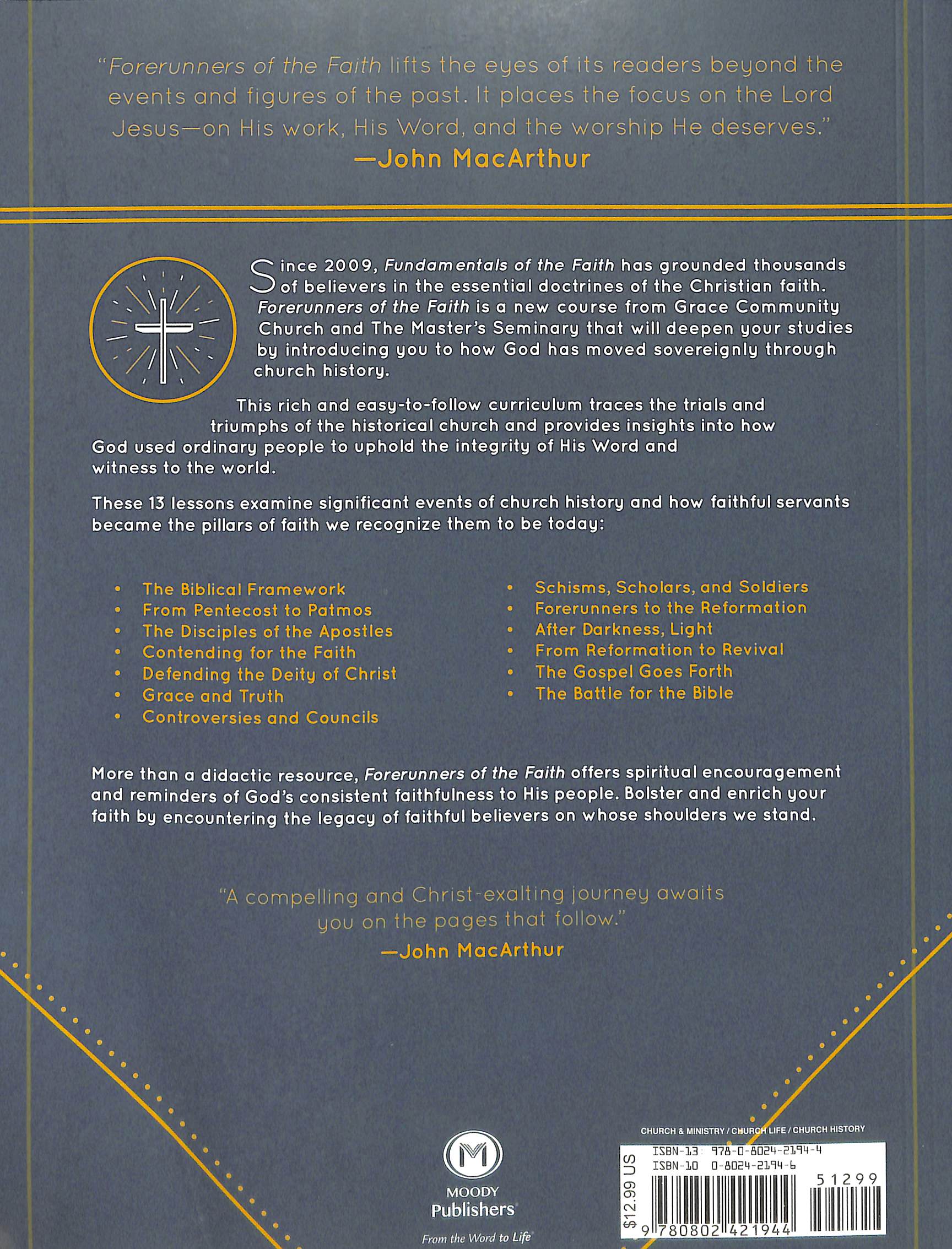 Forerunners of the Faith: 13 Lessons to Celebrate Our Christian Heritage