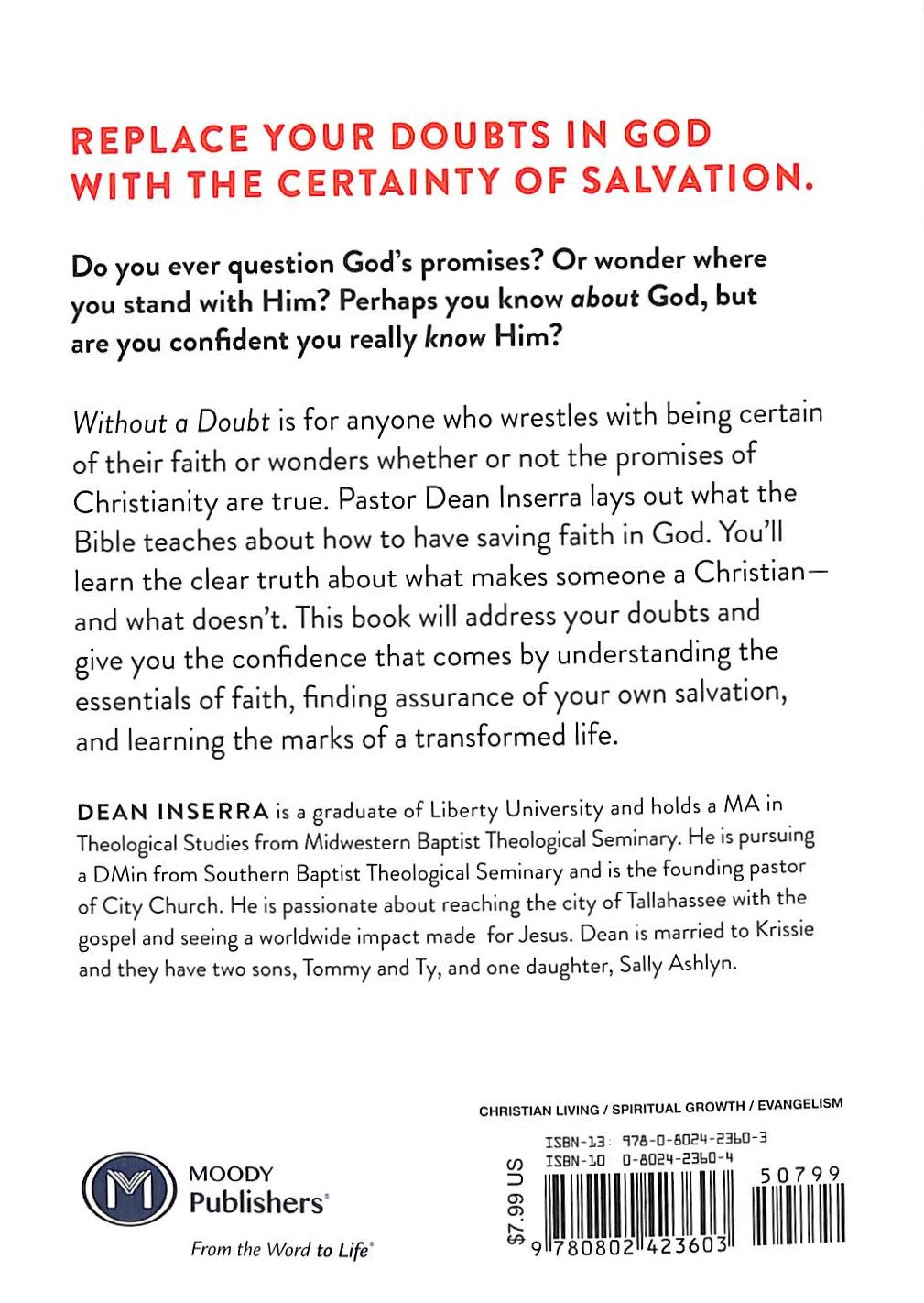 Without a Doubt: How to Know For Certain That You're Good With God