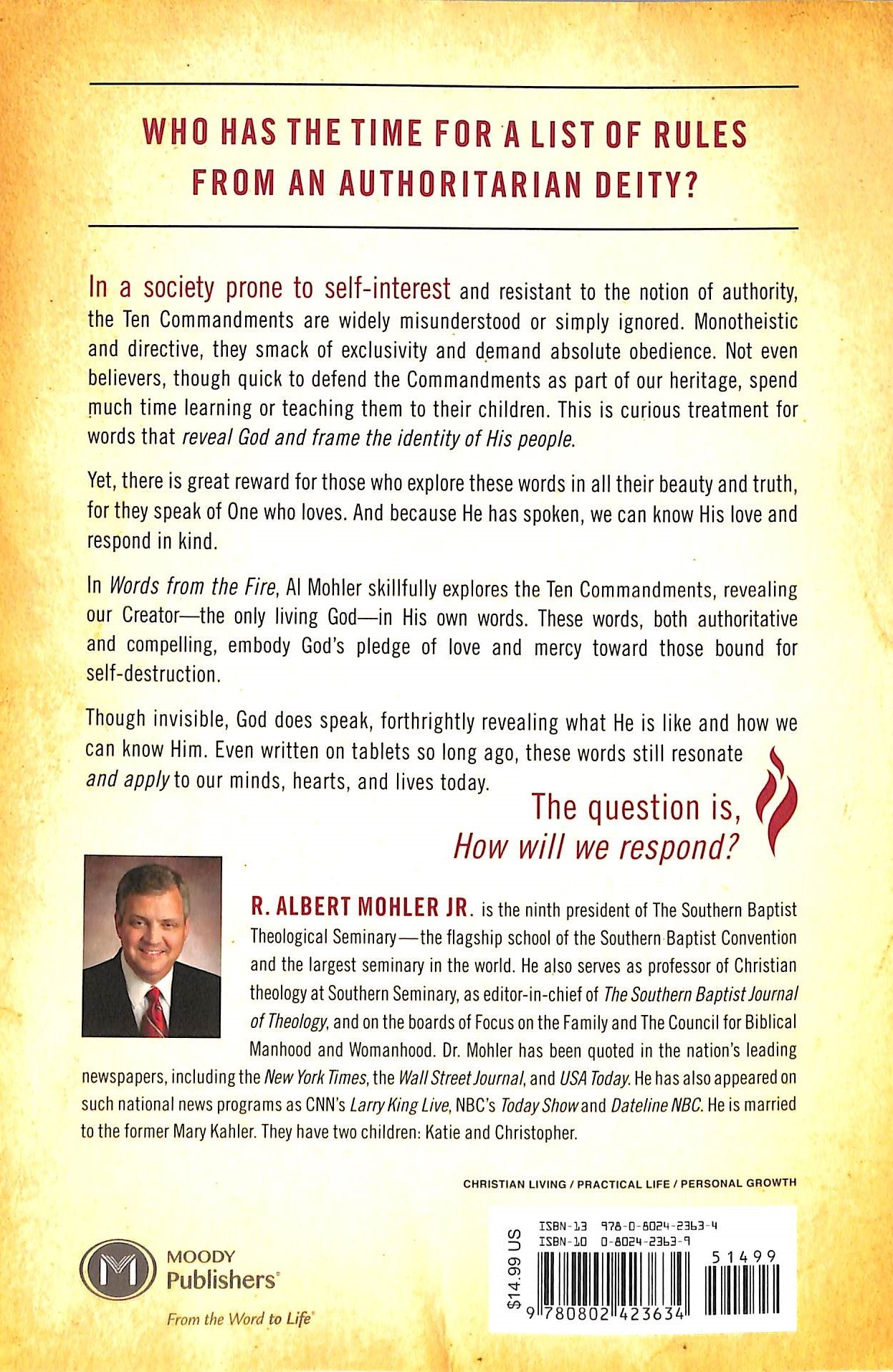Words From the Fire: Hearing the Voice of God in the 10 Commandments