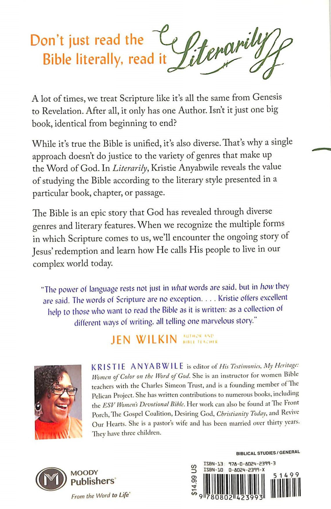 Literarily: How Understanding Bible Genres Transforms Bible Study
