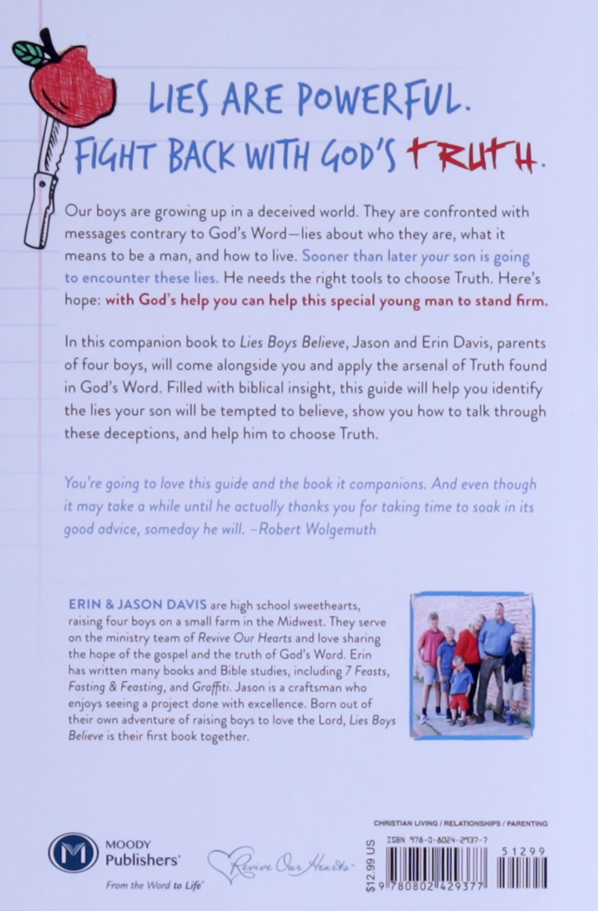 A Parent's Guide to Lies Boys Believe: And the Epic Quest For Truth