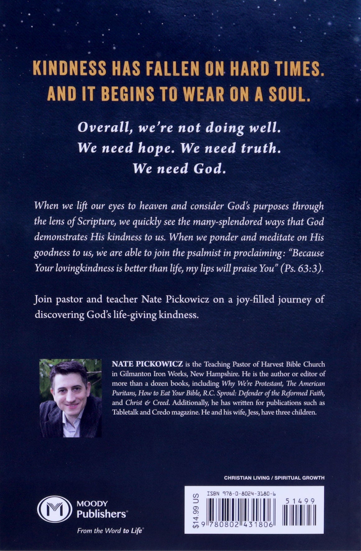 The Kindness of God: Beholding God's Goodness in a Cruel World