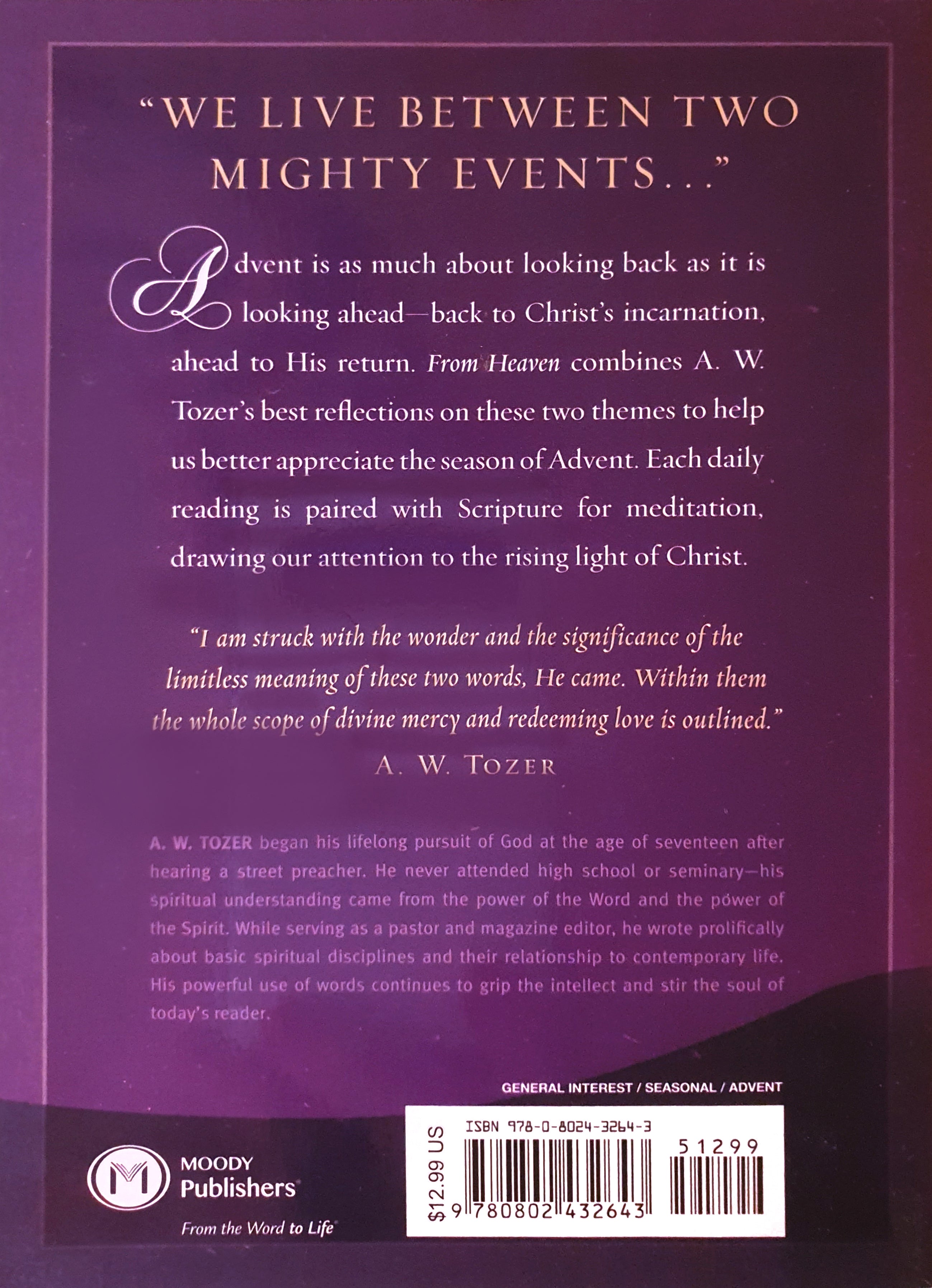 From Heaven: A 28-Day Advent Devotional