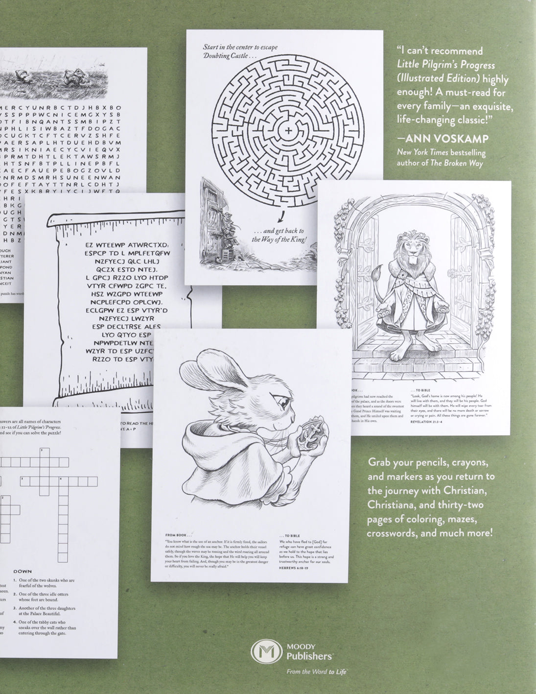 The Little Pilgrim's Progress Illustrated Edition Coloring and Activity Book
