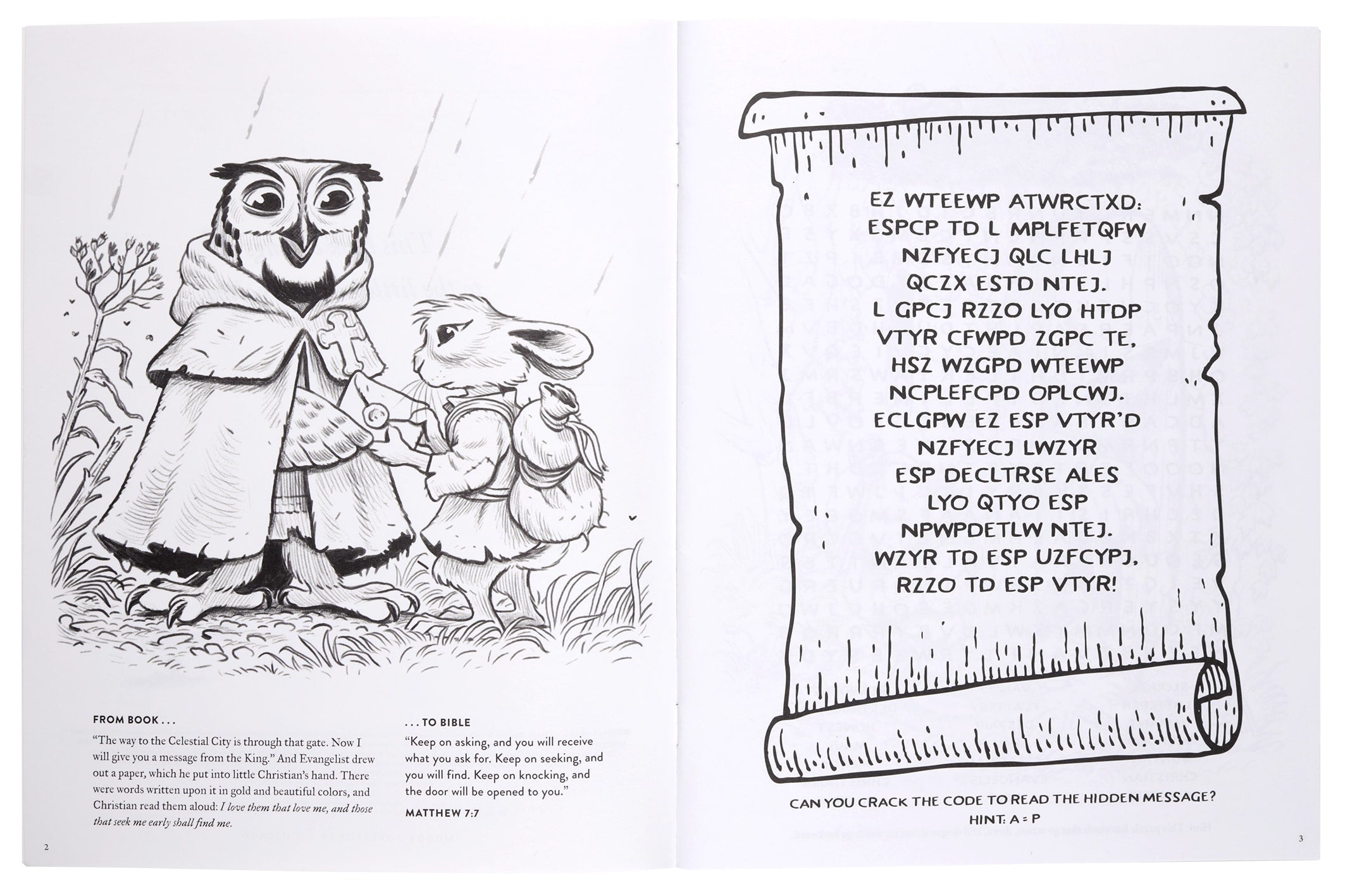 The Little Pilgrim's Progress Illustrated Edition Coloring and Activity Book
