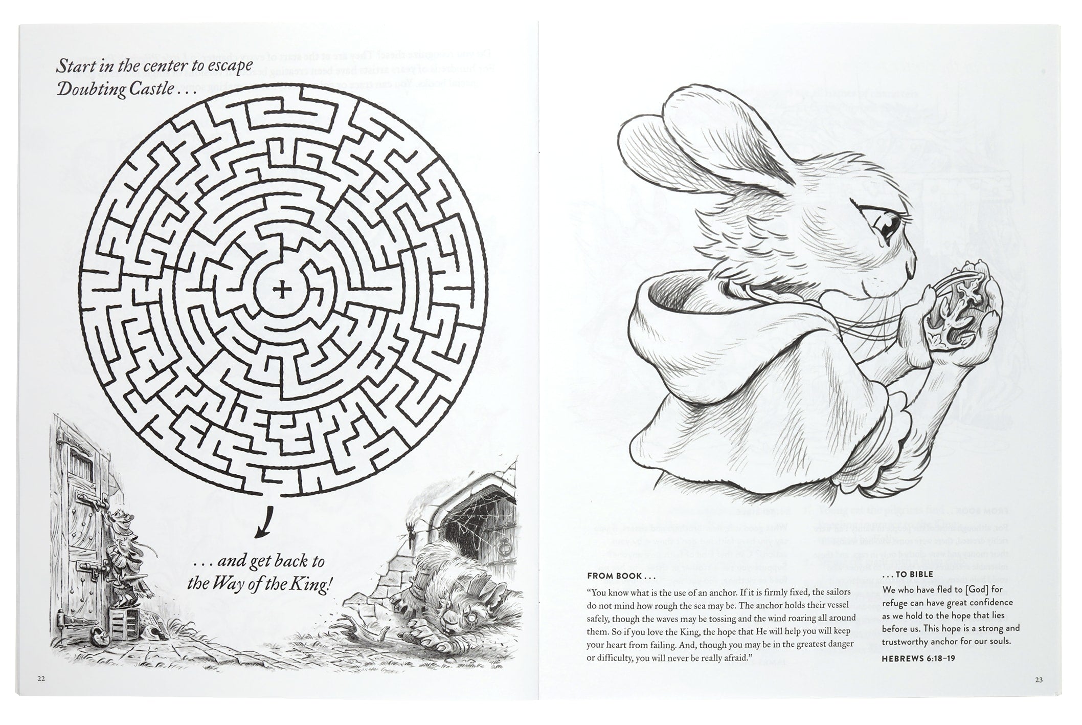 The Little Pilgrim's Progress Illustrated Edition Coloring and Activity Book