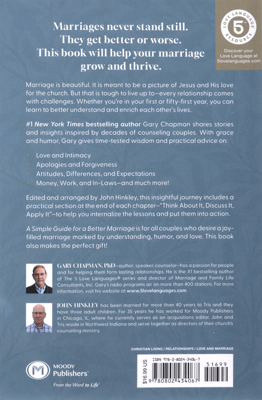 A Simple Guide for a Better Marriage: Quick, Practical Insights Every Couple Needs to Thrive