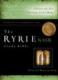 NASB Ryrie Study Bible Burgundy (Red Letter Edition)