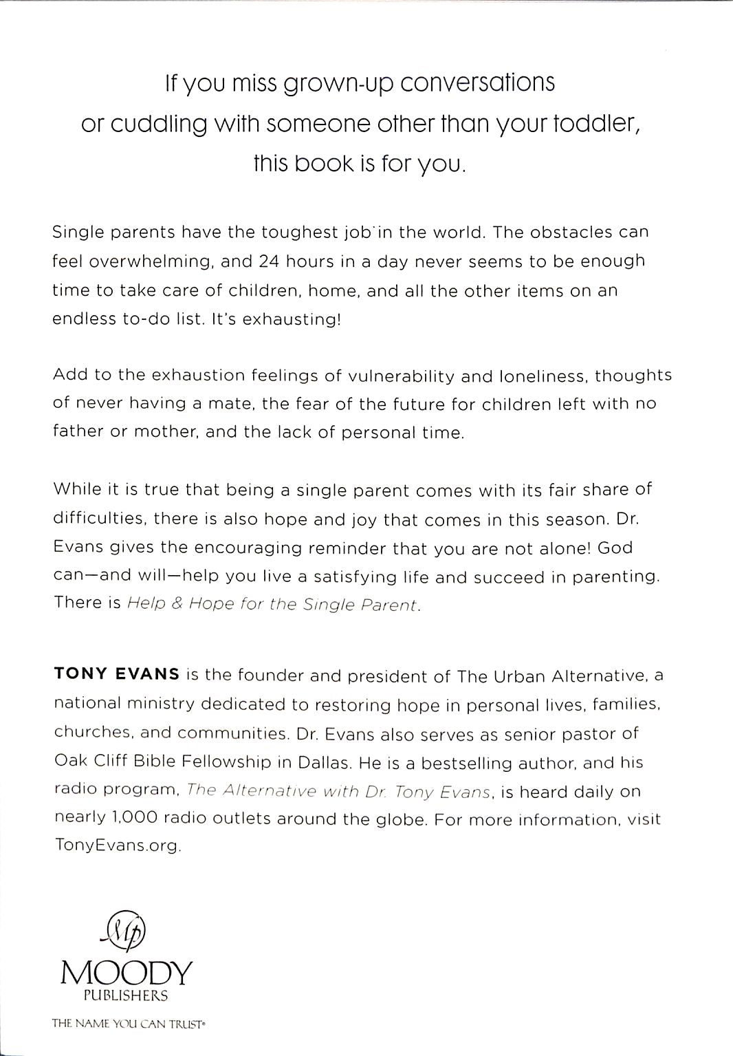 Help and Hope For the Single Parent
