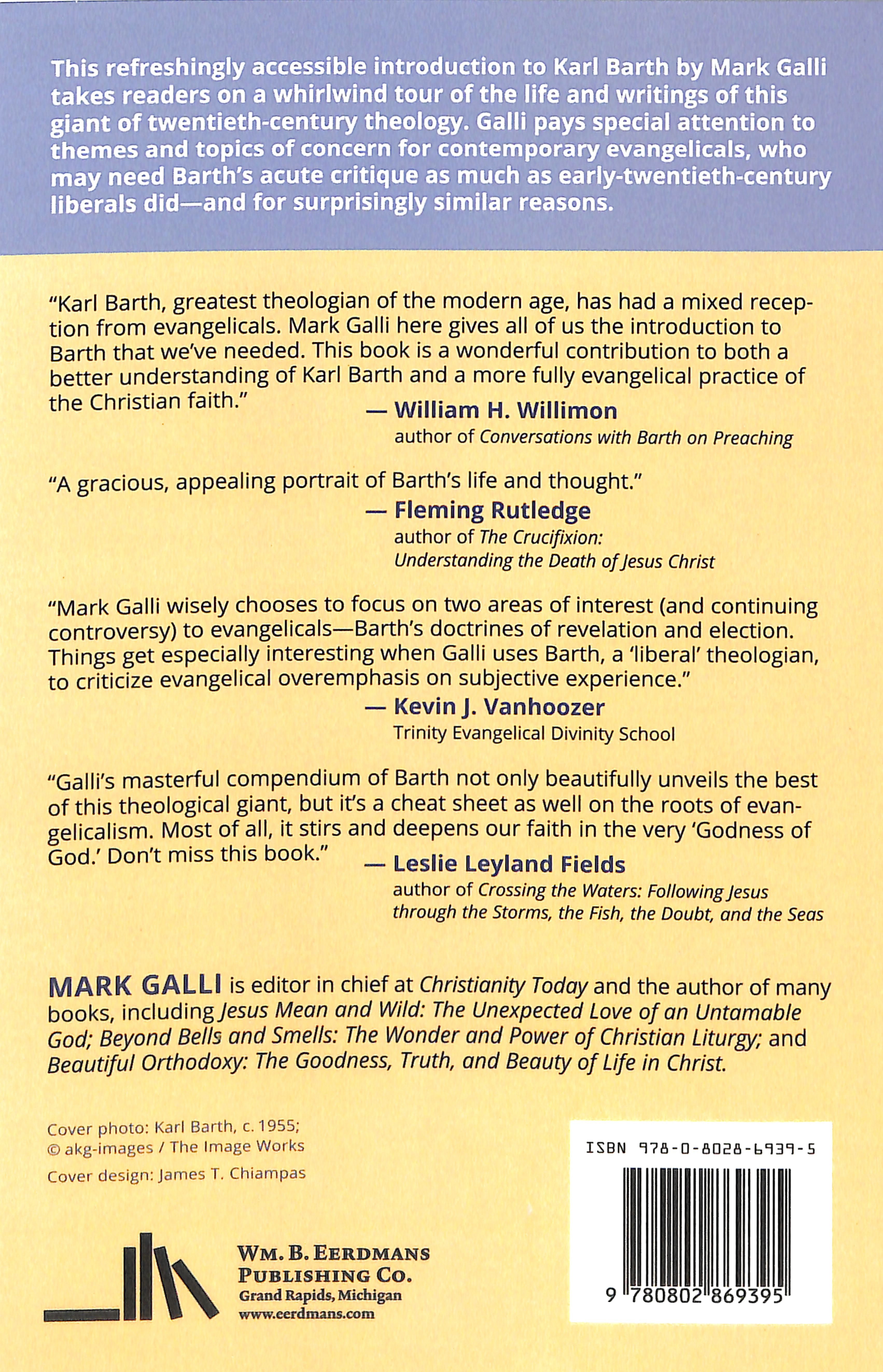 Karl Barth: An Introductory Biography For Evangelicals