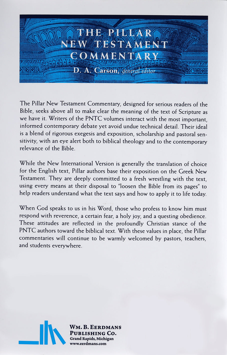 The Letter of James (2nd Edition) (Pillar New Testament Commentary Series)