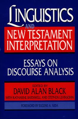 Linguistics and New Testament Interpretation