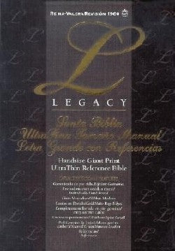 Biblia Ultrafina Tamano Manual Letra Grande Con Referencias Edicion Legacy Rvr 1960 Rojizo (Handsize Giant Print Ultrathin Reference Burgundy)