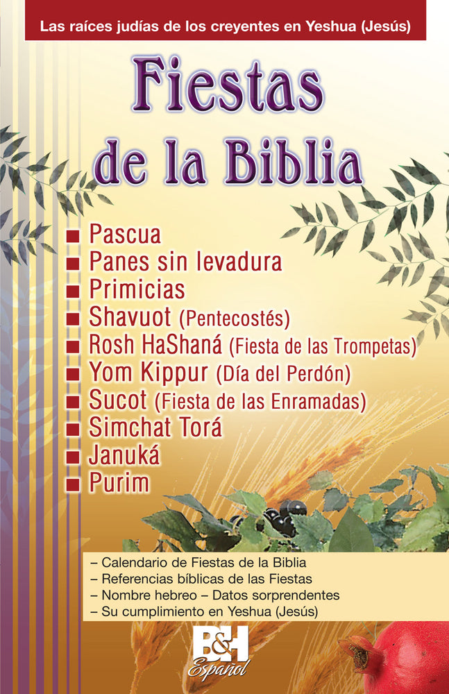 Tract Fiestas De La Biblia (Spanish)
