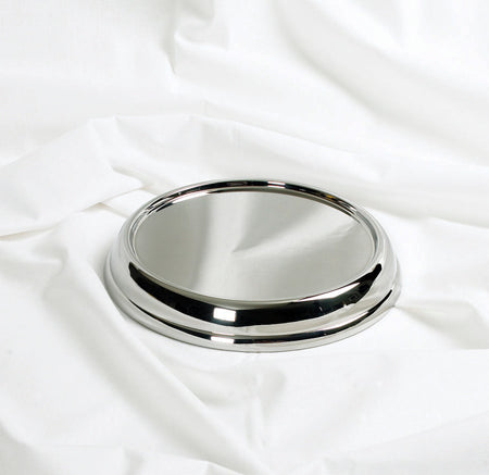 Communion Stacking Bread Plate Base Silver