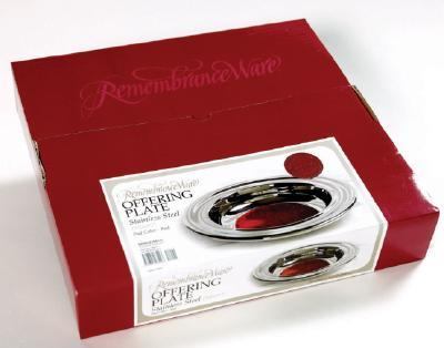 Offering Plate Silver With Red Felt