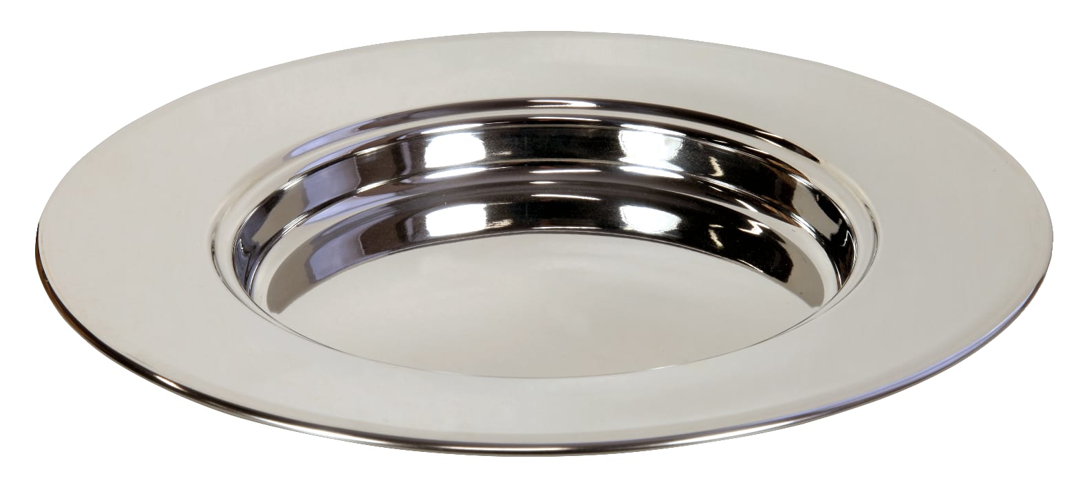 Communion Bread Plate Silver