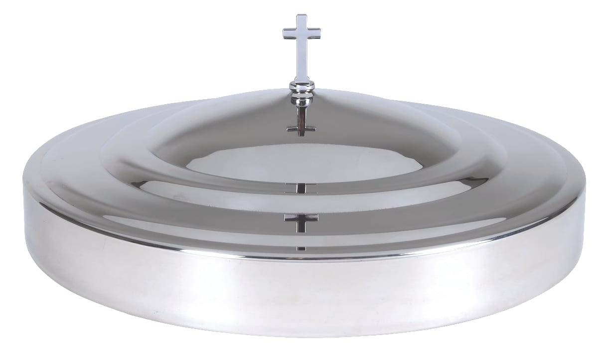 Communion Tray Cover: Silver