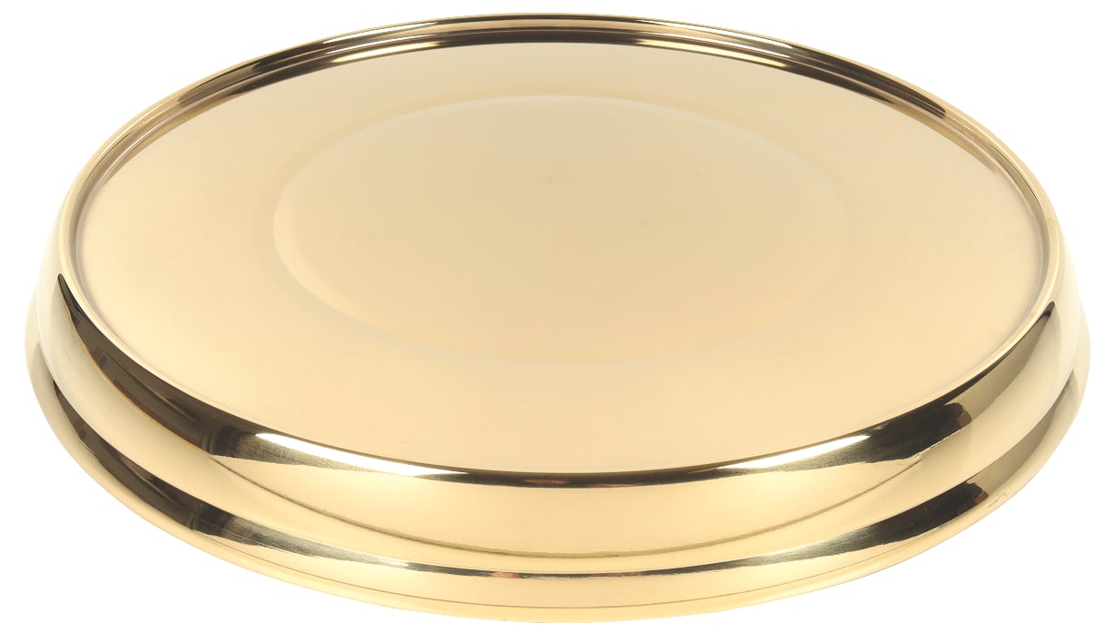 Communion Tray Base: Brass