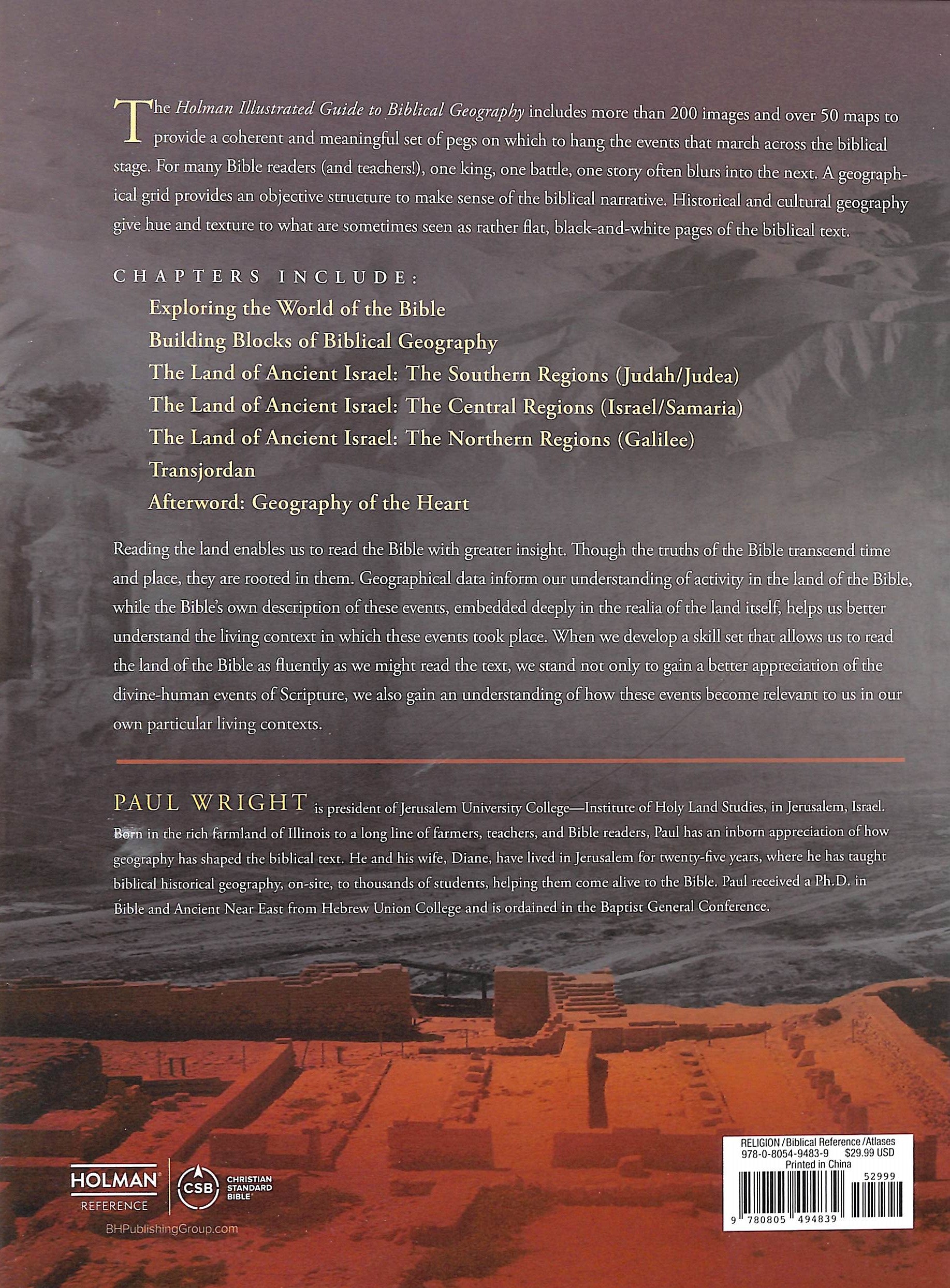 Holman Illustrated Guide to Biblical Geography: Reading the Land