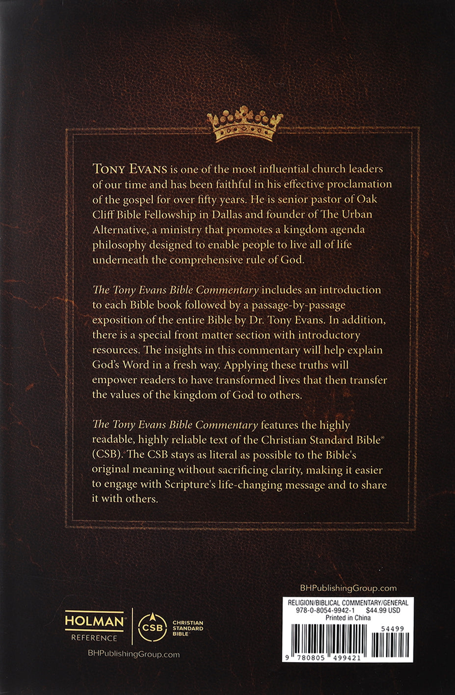 The Tony Evans Bible Commentary