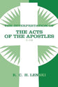 Interpretation of the Acts of the Apostles: 1-14 (Vol #01)