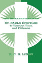 Interpretation of St.Paul's Epistles to Timothy, Titus, and Philemon