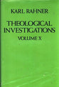 Theological Investigations Volume 10