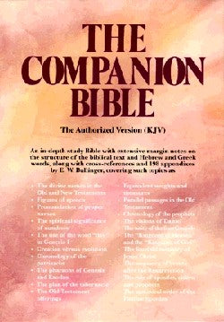 KJV Companion Bible, the Burgundy