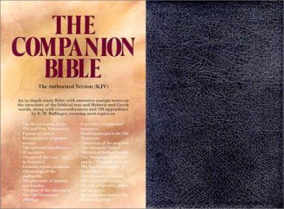 KJV Companion Bible, the Black/Indexed