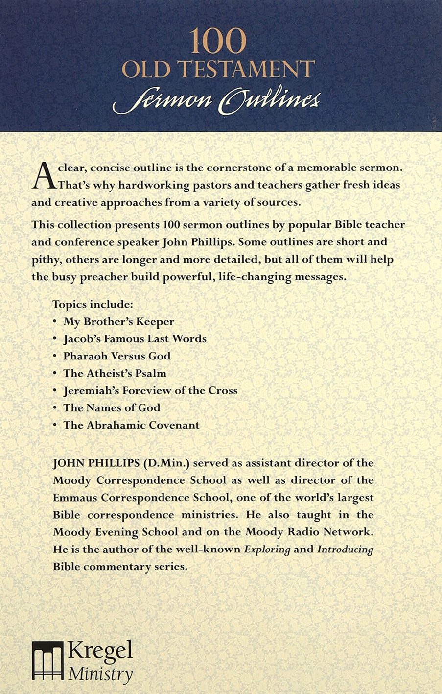 100 Old Testament Sermon Outlines