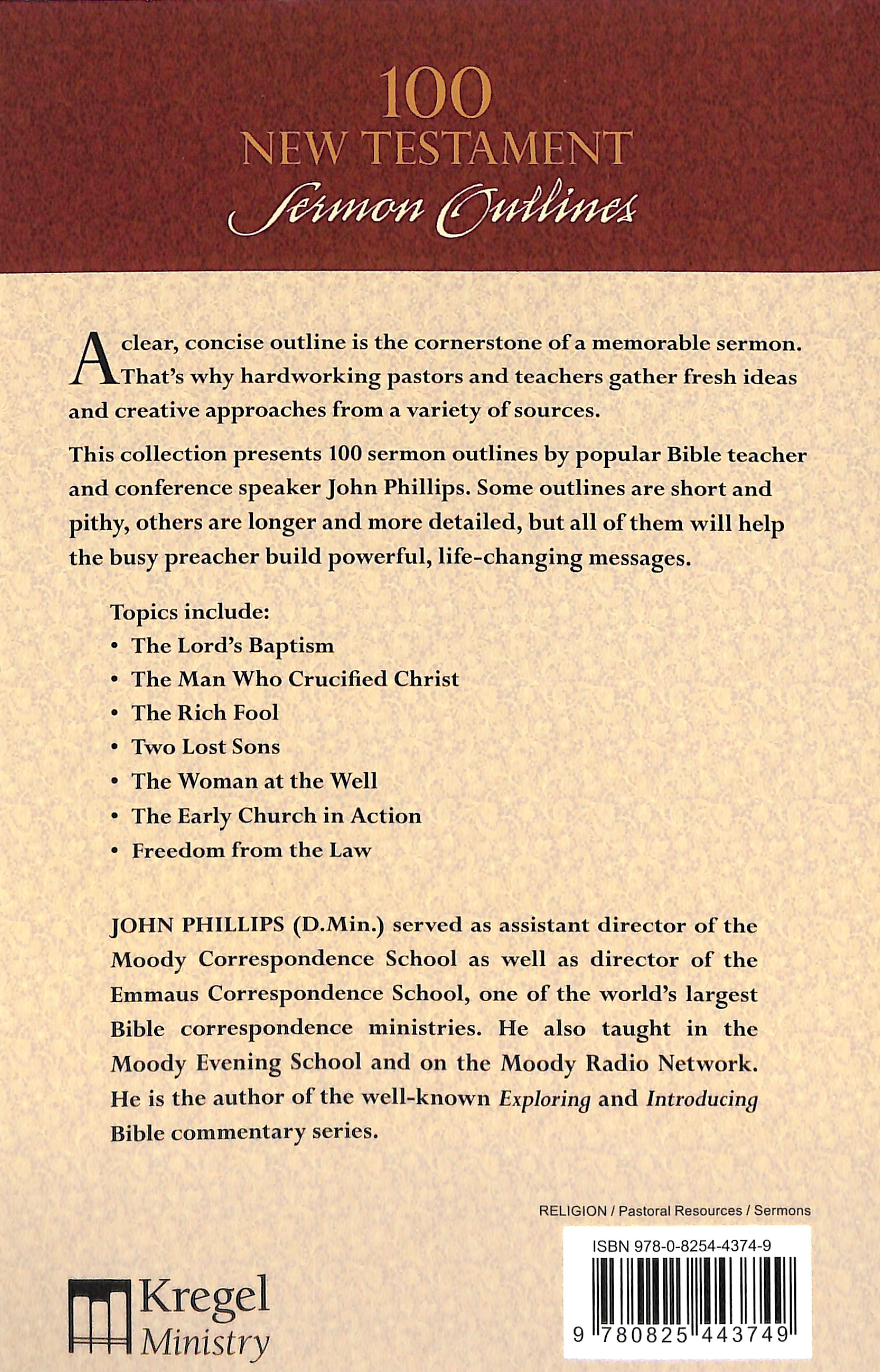 100 New Testament Sermon Outlines