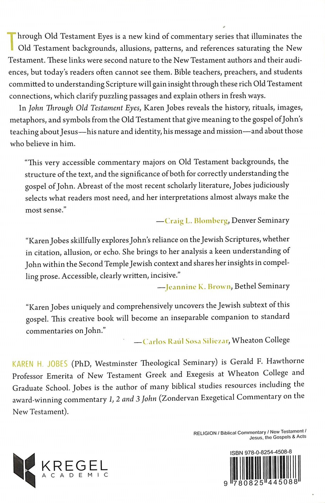 John: A Background and Application Commentary (Through Old Testament Eyes Series)
