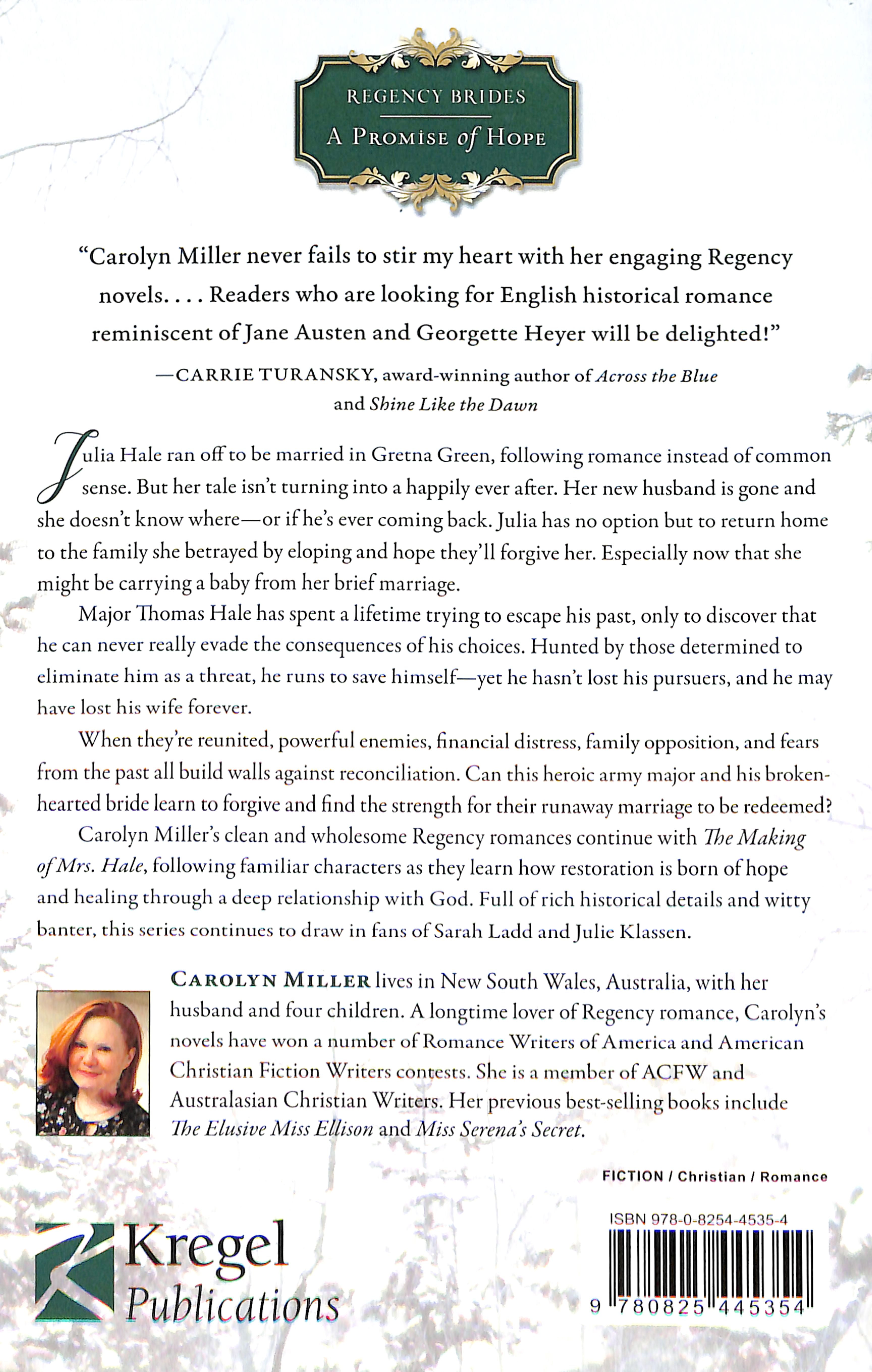 The Making of Mrs. Hale (#03 in Regency Brides: A Promise Of Hope Series)