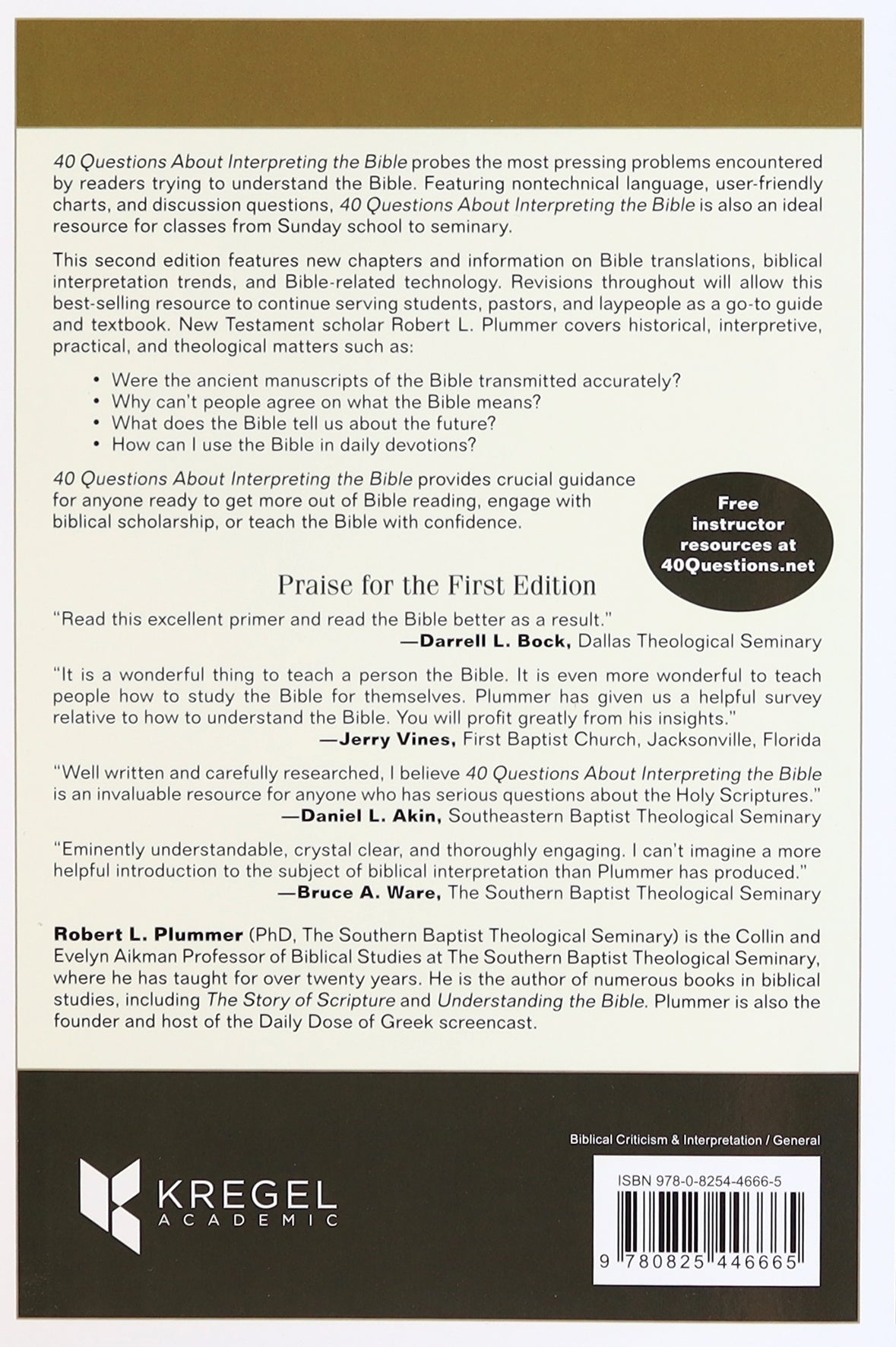 40 Questions About Interpreting the Bible (2nd Edition) (40 Questions Series)