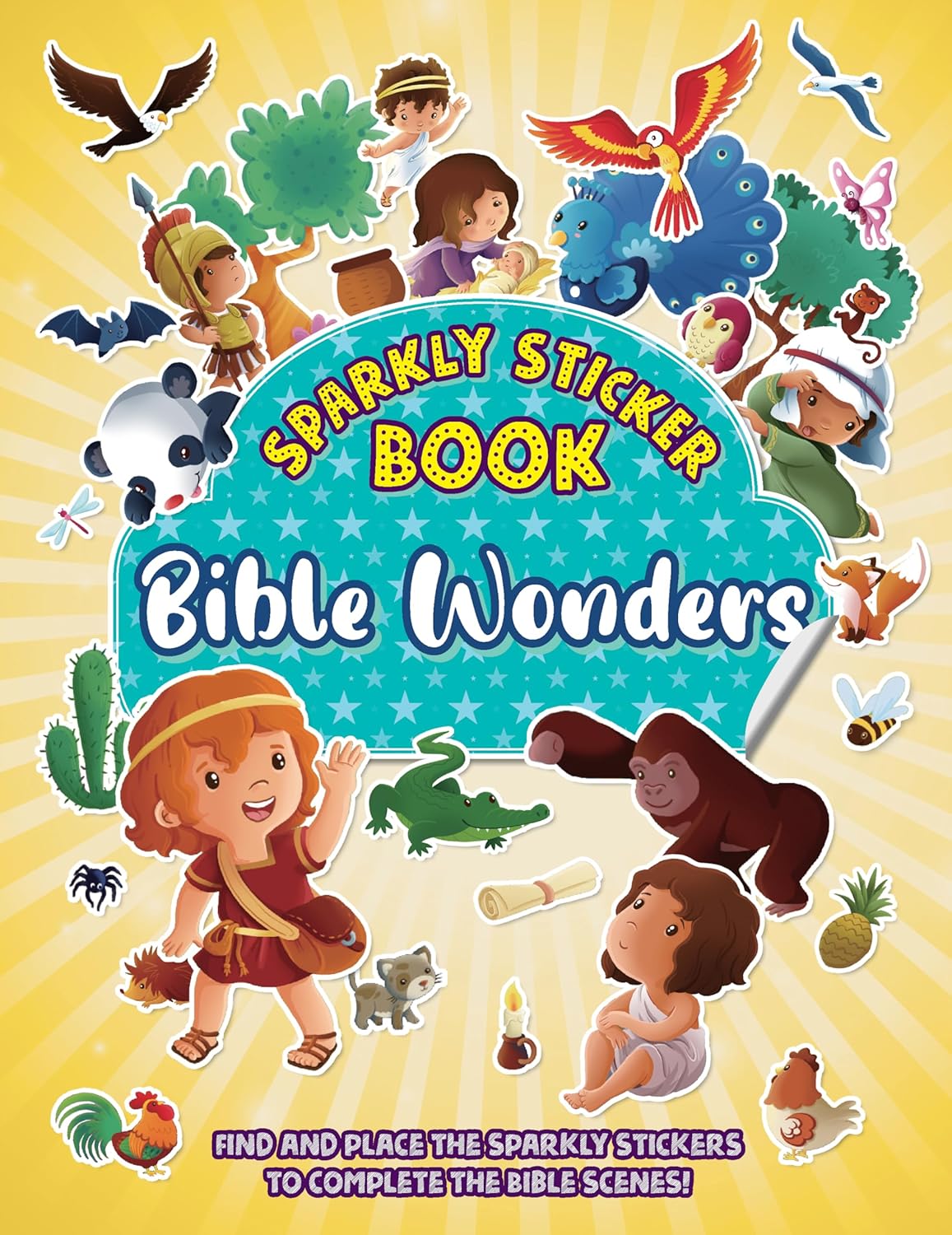 Bible Wonders: Sparkly Sticker Book