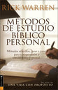 Metodos De Estudio Bblico Personal (Rick Warren's Bible Study Methods) (Spanish)