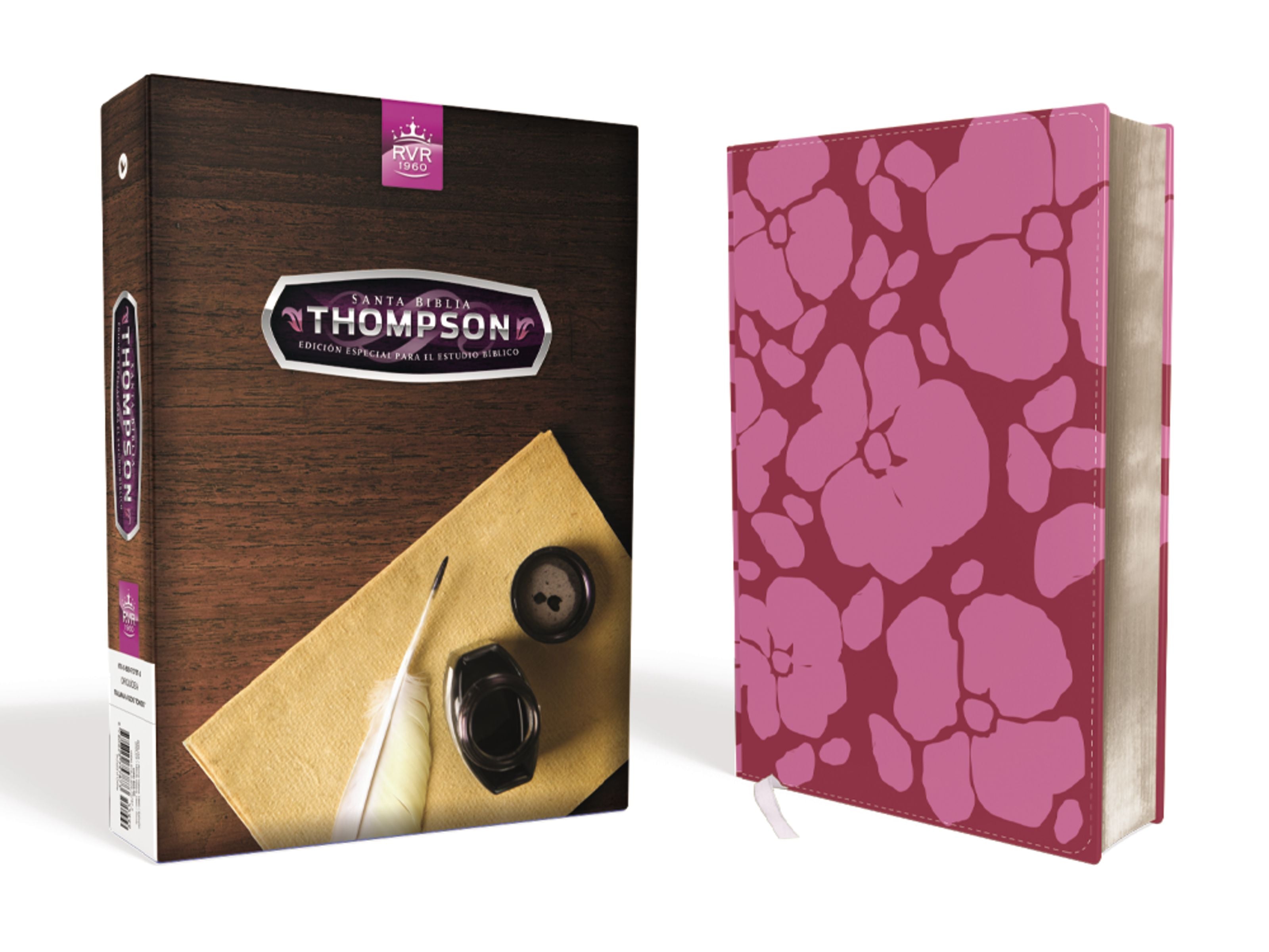 Rvr1960 Santa Biblia Thompson Edicion Especial Para El Estudio Biblico Pink (Red Letter Edition)