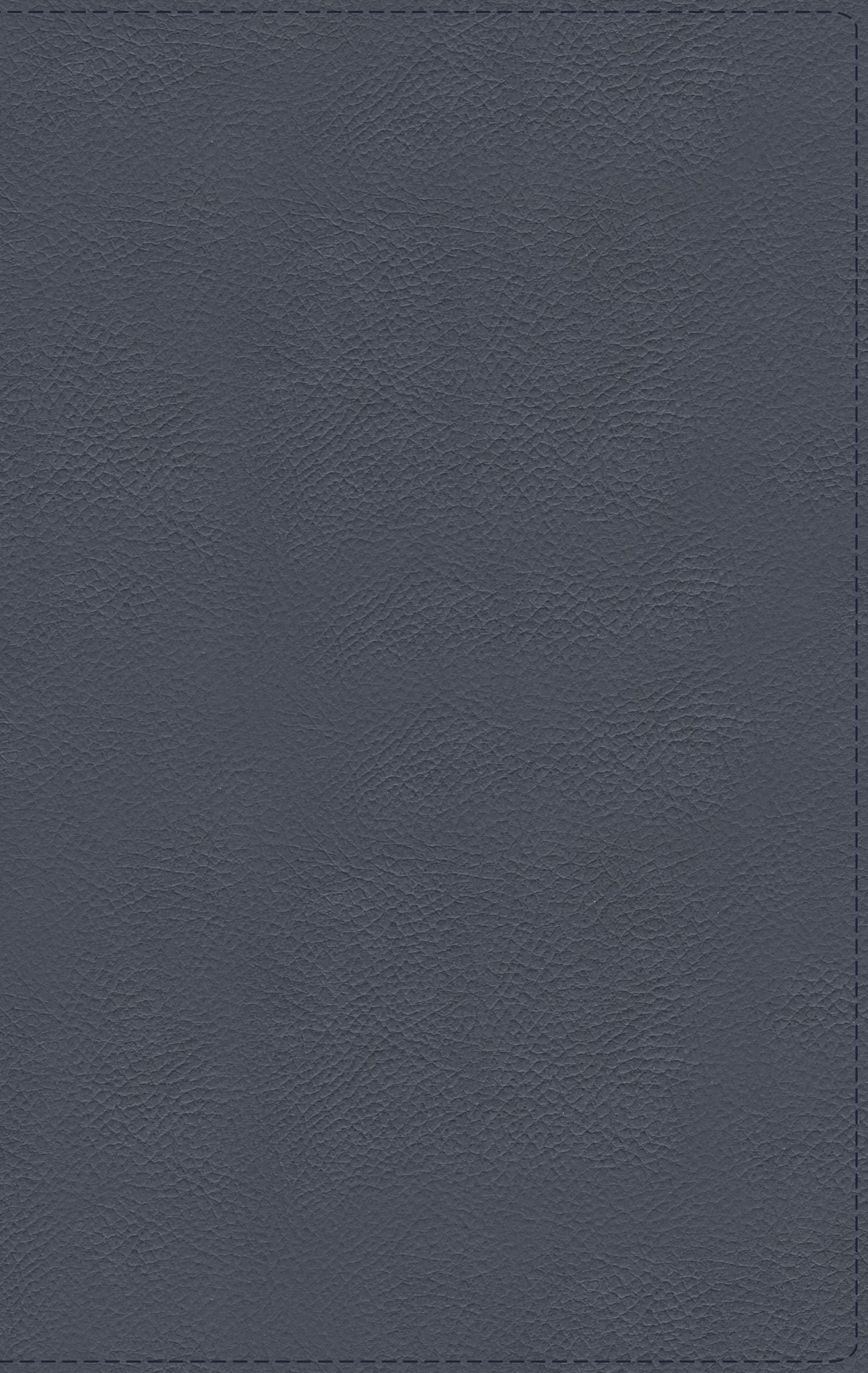 NBLA Biblia De Estudio Macarthur, Piel Genuina, Azul Pizarra, Interior a Dos Colores