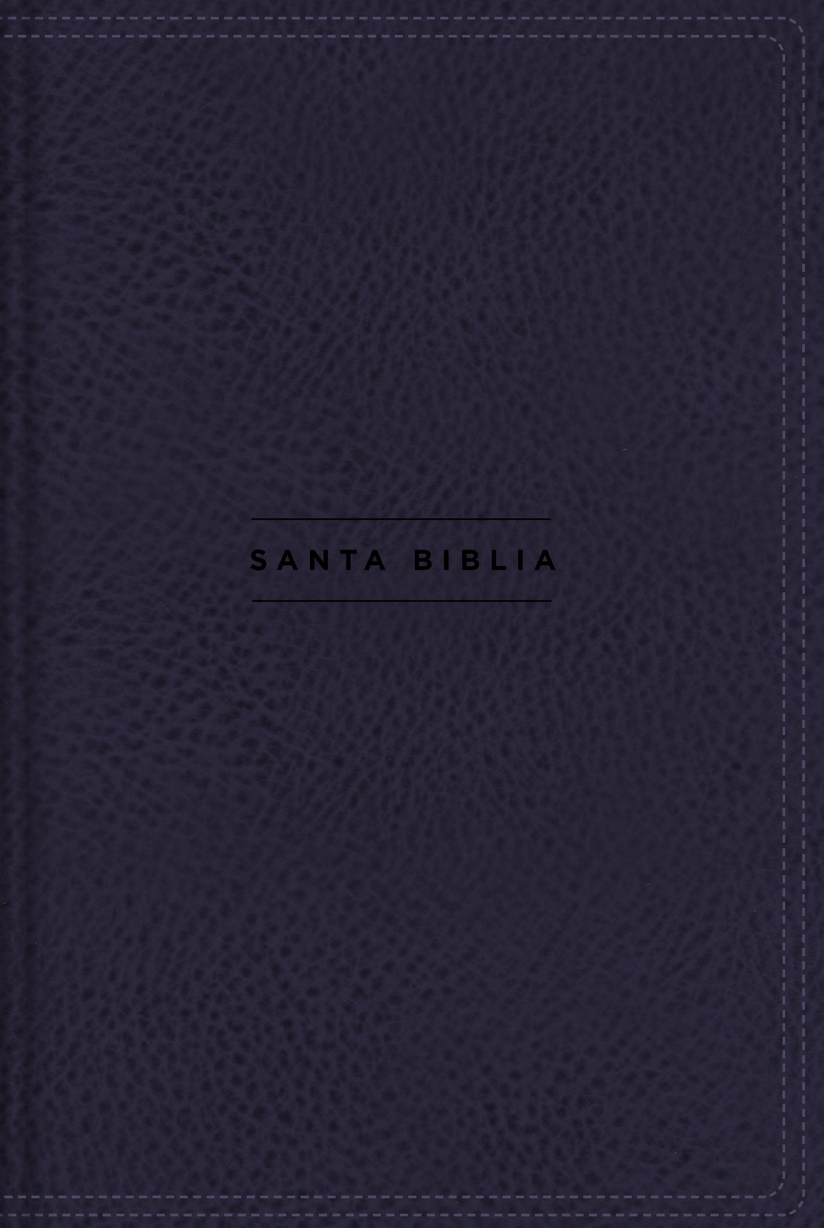 Nvi Santa Biblia Una Columna Con Referencias Navy (Red Letter Edition)