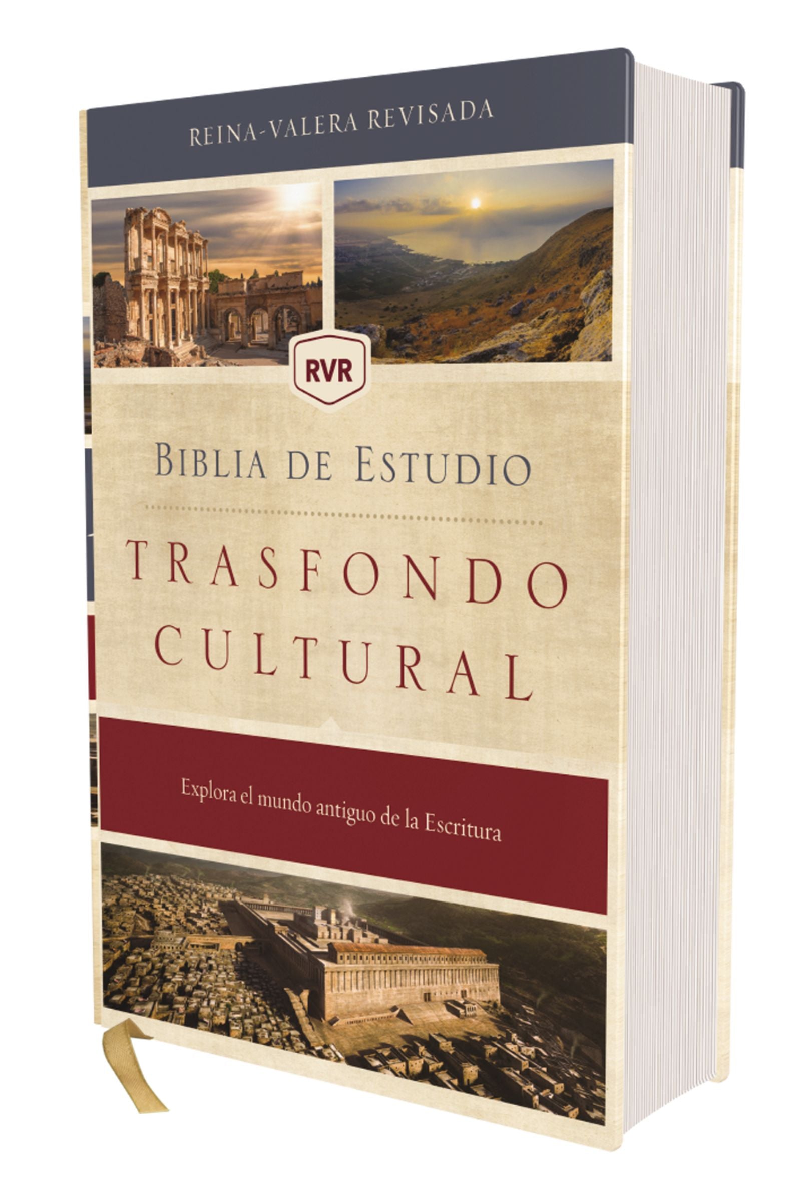 RVR Biblia de Estudio Trasfondo Cultural, Interior a Color (Spanish Edition)