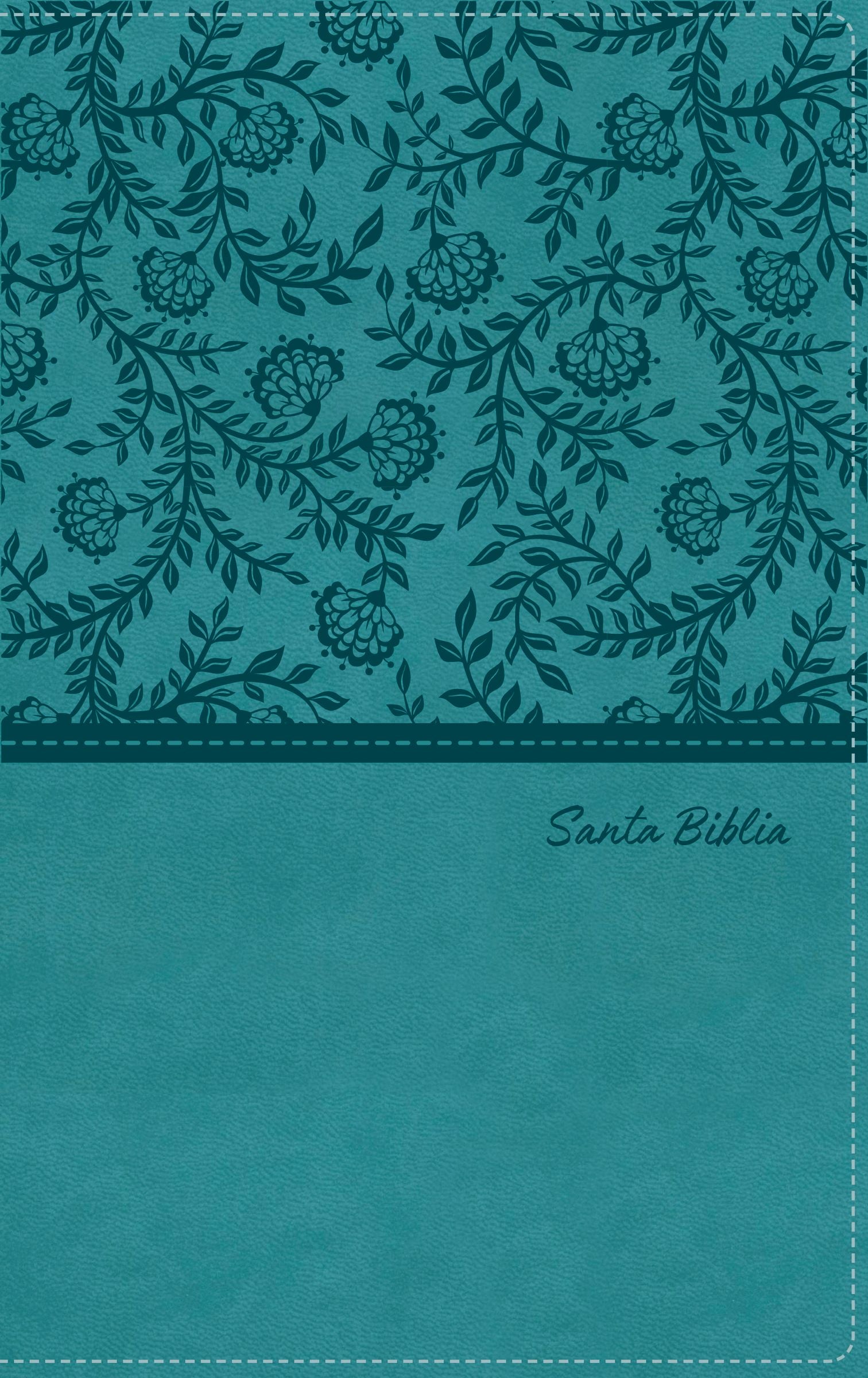 Biblia Reina-Valera 1960, Tierra Santa, Ultrafina Letra Grande, Leathersoft, Turquesa, Con Cierre (Red Letter Edition)